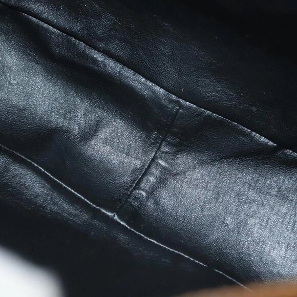 GUCCI Bamboo Hand Bag Patent Leather 2way Gold 001 1705 1638 Auth 138119 - Picture 9 of 16